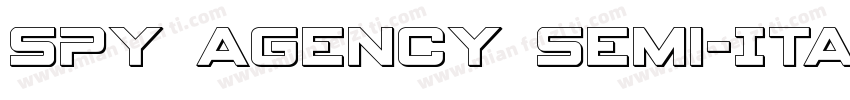Spy Agency Semi-Ita字体转换